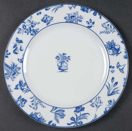 Blue Chintz Salad Plate
