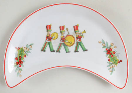 Christmas Magic Crescent Salad Plate