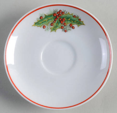 Christmas Magic Saucer for Flat Demitasse Cup