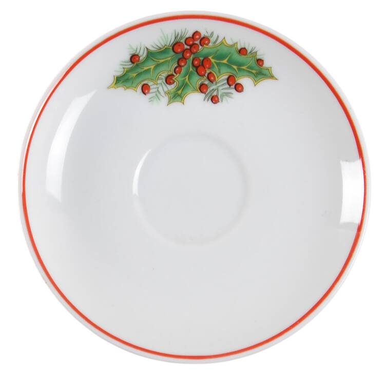 Christmas Magic Saucer for Flat Demitasse Cup