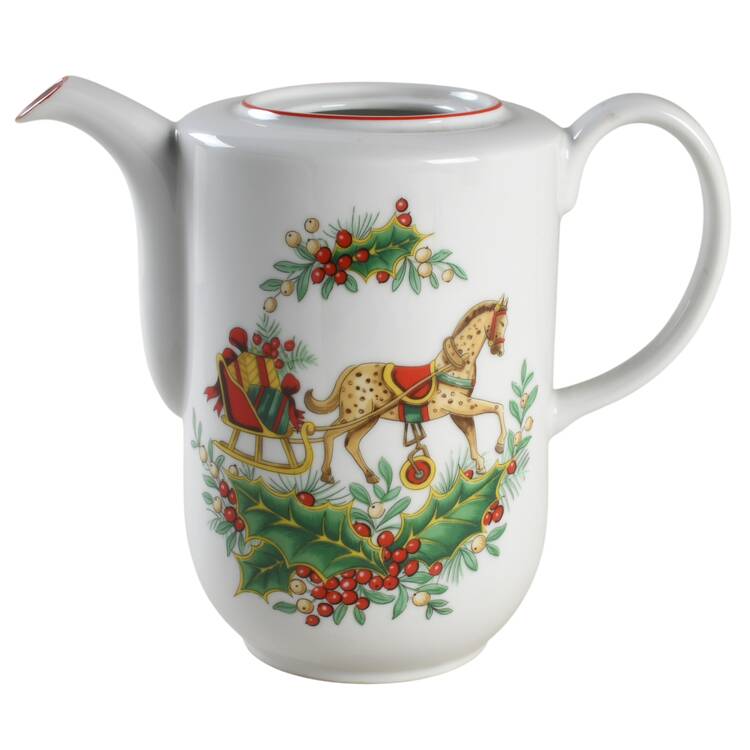 Christmas Magic Coffee Pot No Lid