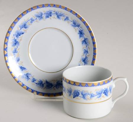 Douro Flat Cup & Saucer Set
