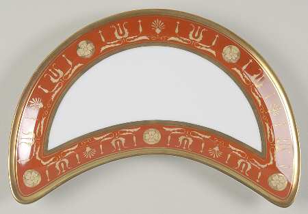 Empire Red Crescent Salad Plate