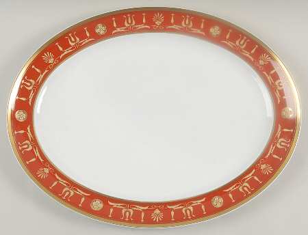 Empire Red 16" Oval Serving Platter