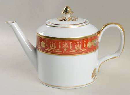 Empire Red Teapot & Lid