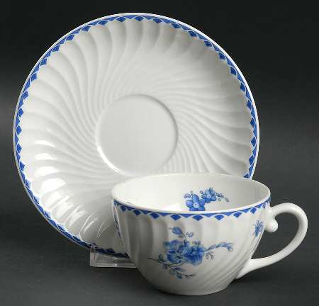 Fantasia Flat Cup & Saucer Set