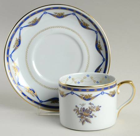Fontainebleau Flat Cup & Saucer Set