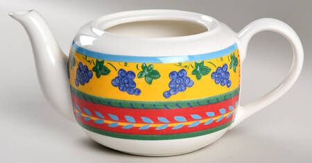 Fruit Fantasy Teapot No Lid by Vista Alegre