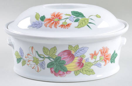 Gaia 2 Quart Oval Covered Casserole