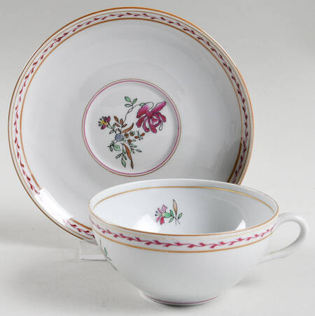 Indias Flat Cup & Saucer Set by Vista Alegre