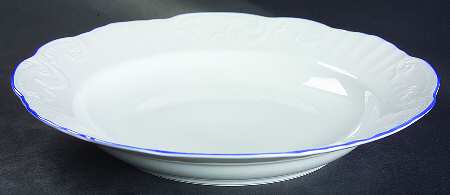 Manueline Blue Large Rim Soup Bowl