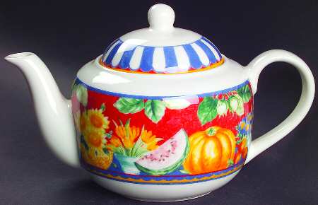 Market Place Teapot & Lid