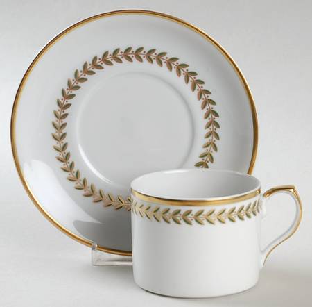 Maria Flat Cup & Saucer Set