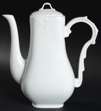 Manueline White Mini Coffee Pot & Lid