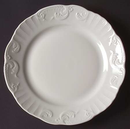 Manueline White Salad/Dessert Plate