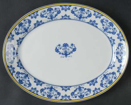 Pavilion (Castelo Branco) 11" Oval Serving Platter by Vista Alegre