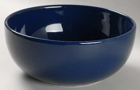 Prisma Royal Blue (Oxford Blue) 8" Salad Serving Bowl