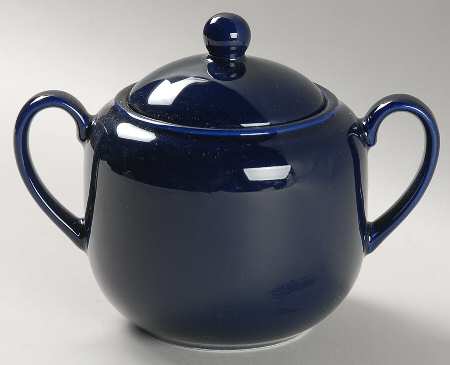 Prisma Royal Blue (Oxford Blue) Sugar Bowl & Lid
