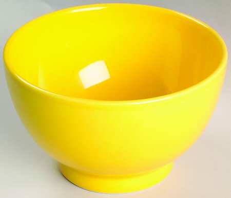Prisma Yellow (Canary) 5" Footed Bowl