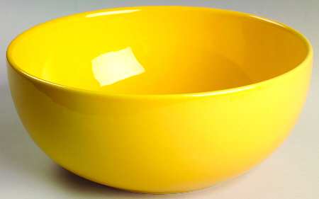 Prisma Yellow (Canary) 8" Salad Serving Bowl