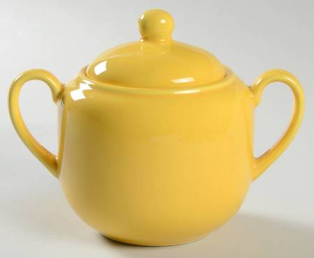 Prisma Yellow (Canary) Sugar Bowl & Lid