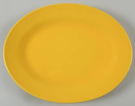 Prisma Yellow (Canary) 13" Oval Serving Platter