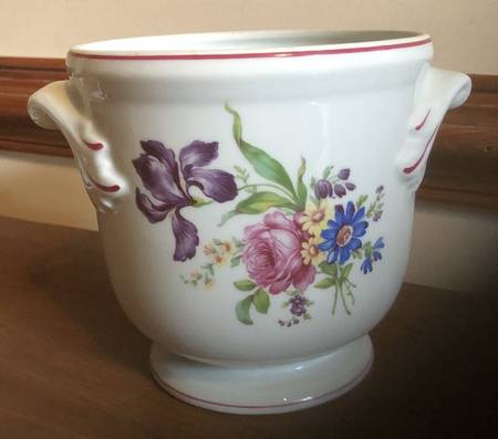 Rosa Alegre 6" Handled Cachepot