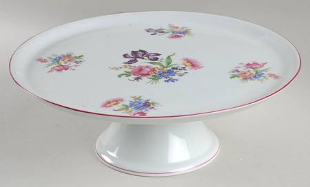 Rosa Alegre 11" Diameter Pedestal Cake Stand