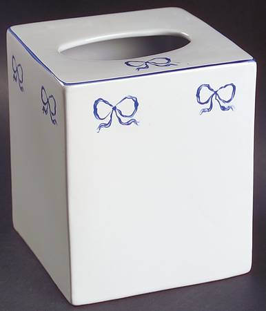 Ruban Blue Kleenex Box