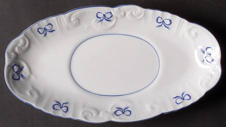 Ruban Blue Underplate for Gravy Boat