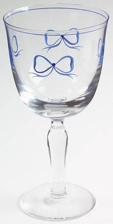 Ruban Blue 10 Oz Glassware Goblet