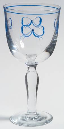 Ruban Blue Glassware Wine