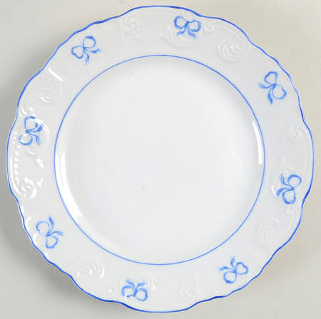 Ruban Blue Salad Plate