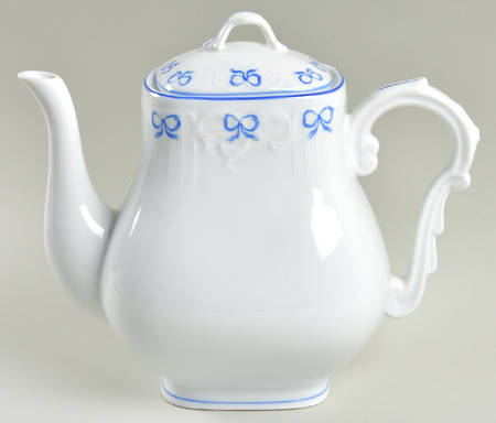 Ruban Blue Teapot & Lid
