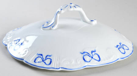 Ruban Blue Lid for Rectangular Vegetable