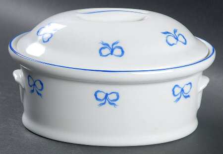 Ruban Blue Individual Casserole & Lid