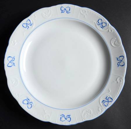 Ruban Blue 13" Chop Plate (Round Platter)