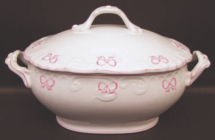 Ruban Pink Tureen &  Lid