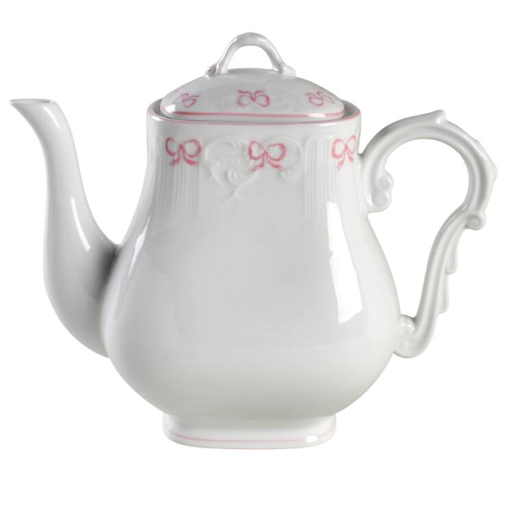 Ruban Pink Teapot & Lid