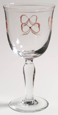 Ruban Pink Glassware Wine