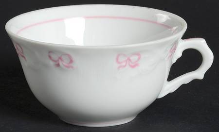 Ruban Pink Flat Demitasse Cup