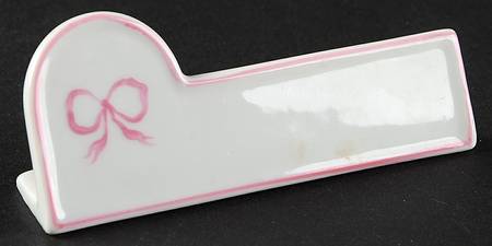 Ruban Pink Small Placard/Place Card Holder