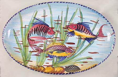 Al Mare 24" Oval Serving Platter