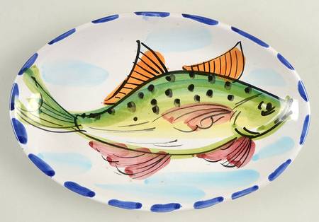 Al Mare 10" Oval Plate