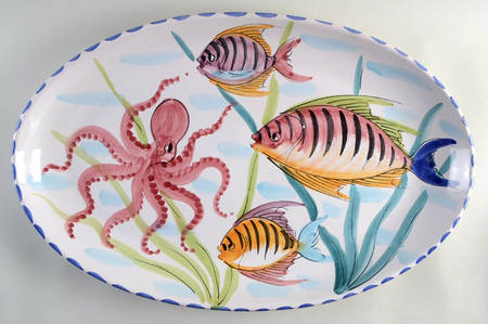 Al Mare 24" Oval Serving Platter