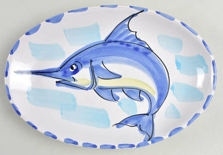 Al Mare 10" Oval Plate