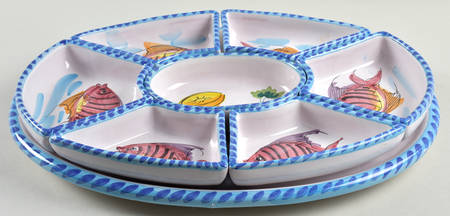 Al Mare 7 Piece Lazy Susan (6 Side and 1 Center Section)