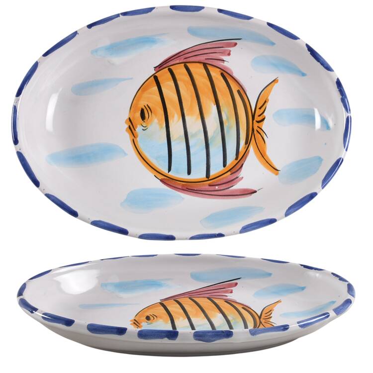 Al Mare 11" Oval Plate
