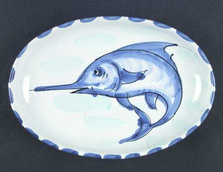 Al Mare 10" Oval Plate