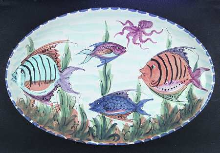 Al Mare 24" Oval Serving Platter